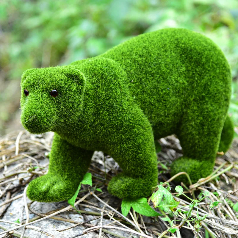 
Creative Animal Shaped Artificial Green Plants Garden Landscape Decoration 