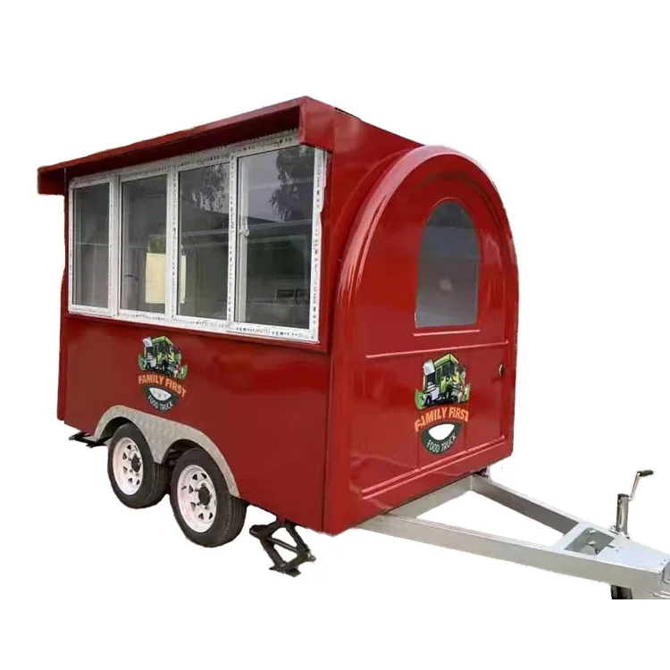 Customized Food Truck Food Wagon Wine Coffee Vending Shop Van Mobile Snack Trailer Cart For Sale In Houston
