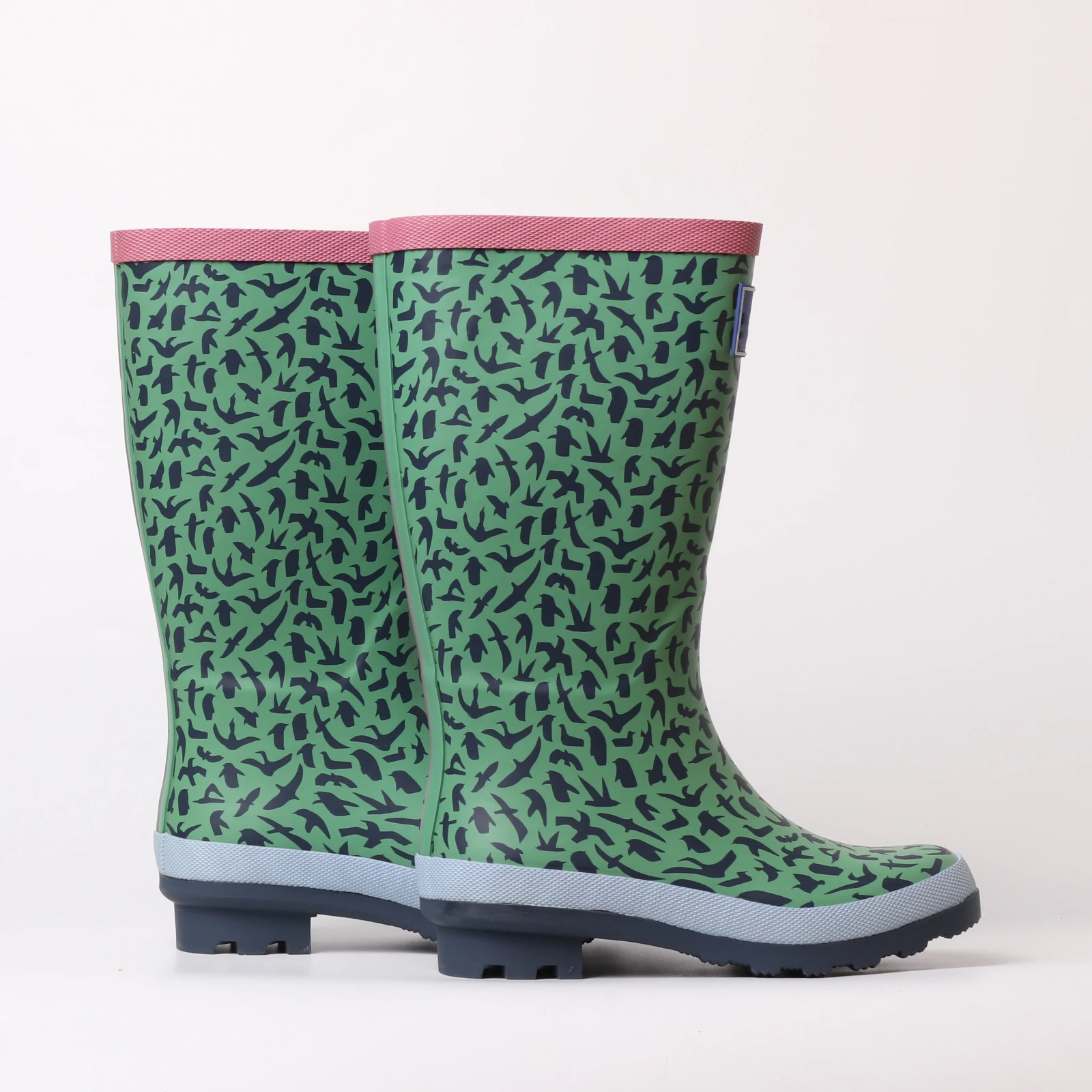 kids rain boots girls easy-on handles water prove rain shoes adorable selected print patterns stylest garden boots