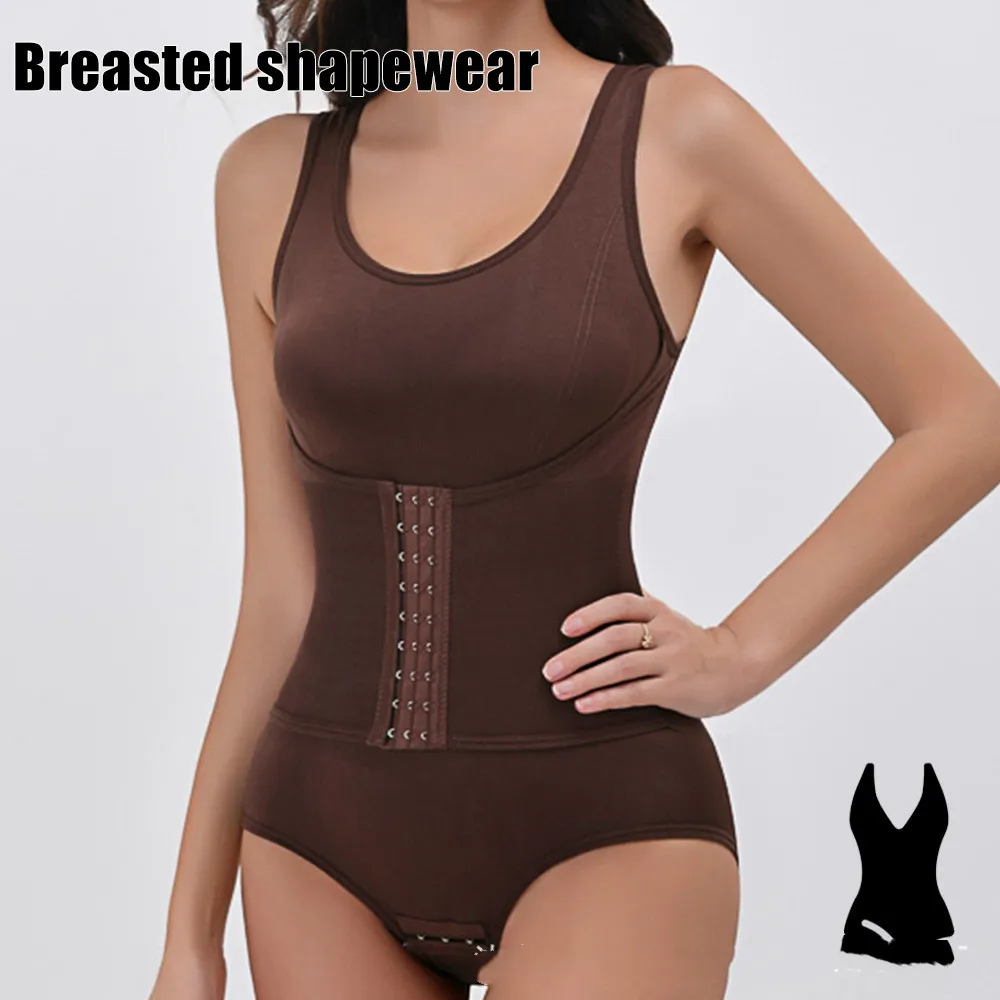 King Mcgreen Star Breasted Shapewear Triangle Shapewear With Hook Bodysuit Tight Fitting Fajas Body Shapers Women Waistcoat