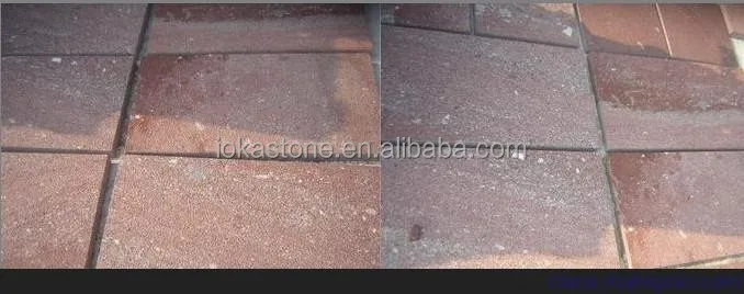 Nature Chinese Porphyry Custom Design Flamed Floor Paving Granite Exterior Wall Cubes Stone For Sale