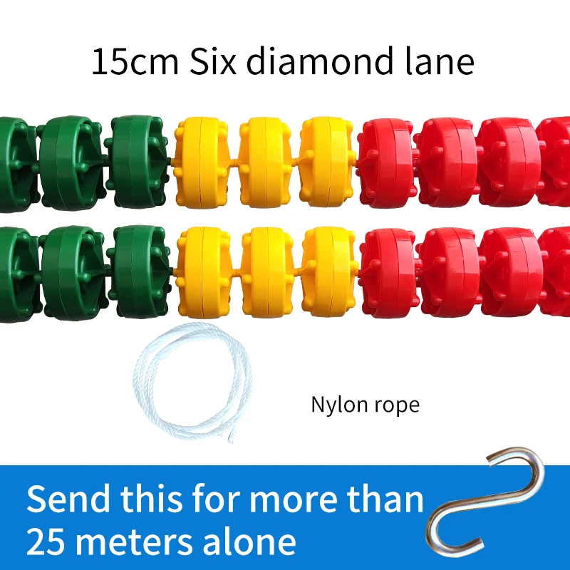 Factory Price Durable Colorful Standard Swimming Pool Lane Rope Floating Lane Line For Competition