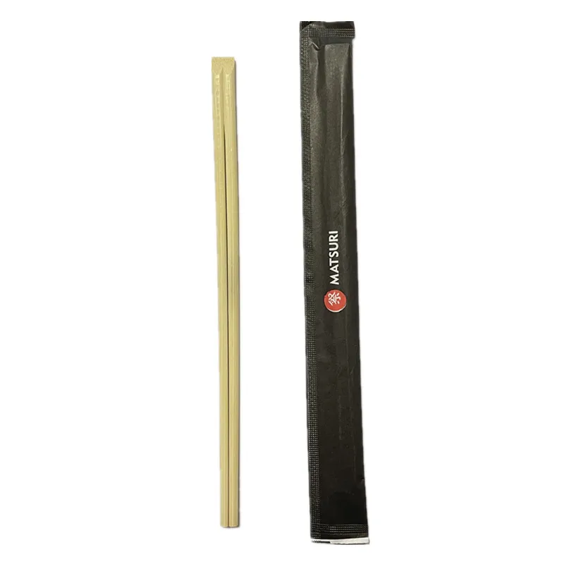 Practical Custom Japanese Chopsticks Sushi With Plastic Chopstick Sleeves For Restaurant