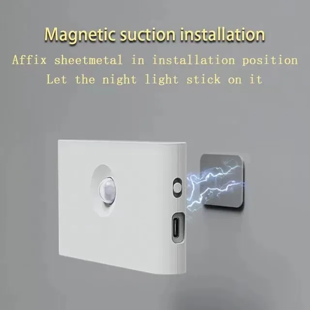 up and down wall sensor light Rechargeable Motion Sensor Light Stair LED Backlight Smart Home night lights