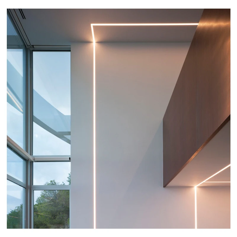 For Led Light Extrusion Housing Channel With PC PMMA Cover Endcaps Clip Led Strip Aluminum Profile