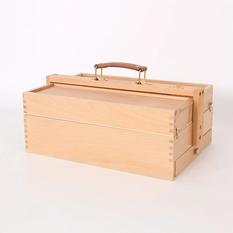 High Quality Artist Painting Tool Wooden Easel Box