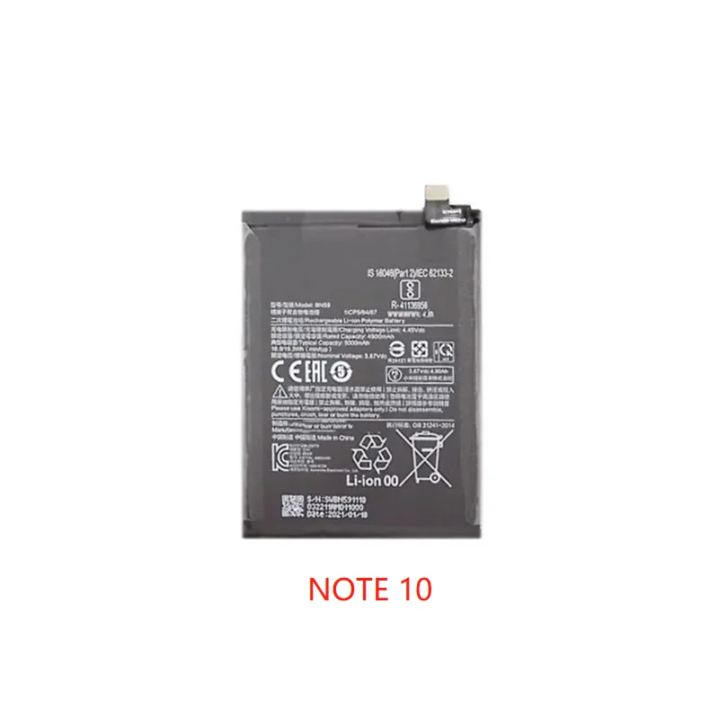 Original Phone Battery For Xiaomi NOTE 10LITE  10 PRO  10 5 3 2  PLAY