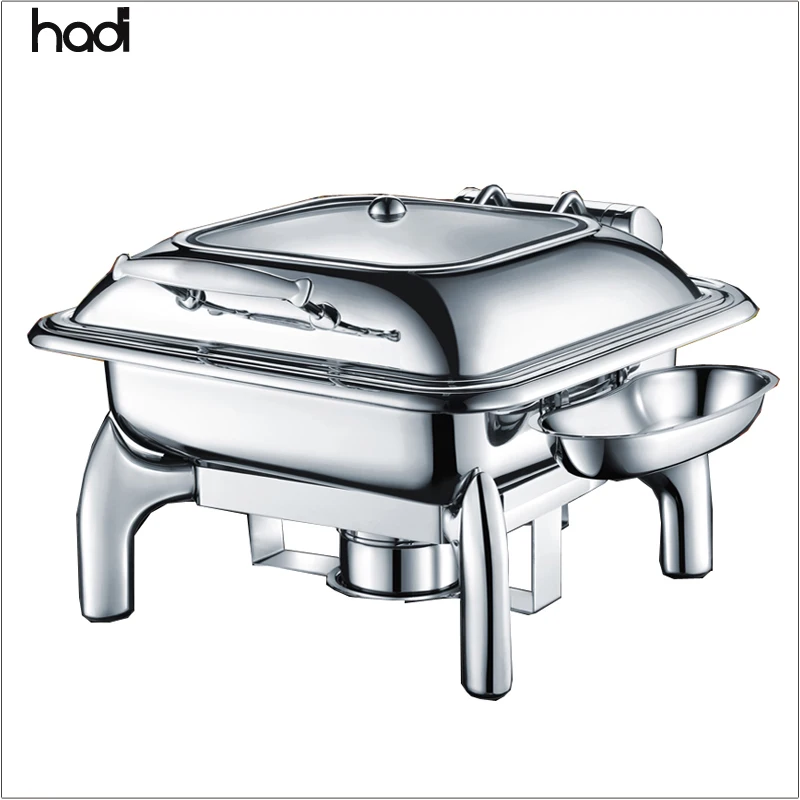 Новейшая прямоугольная гидравлическая посуда для жарки Hadi Rolltop отелей и ресторанов продажа подогревателя еды на Филиппинах