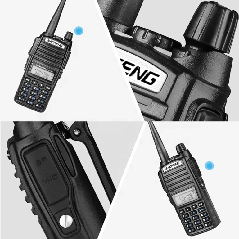 Высокое качество Baofeng UV-82 8 Вт UHF VHF двухполосный приемно-передающая радиоустановка дальность км walkie Talkie радио Ручной иди и болтай