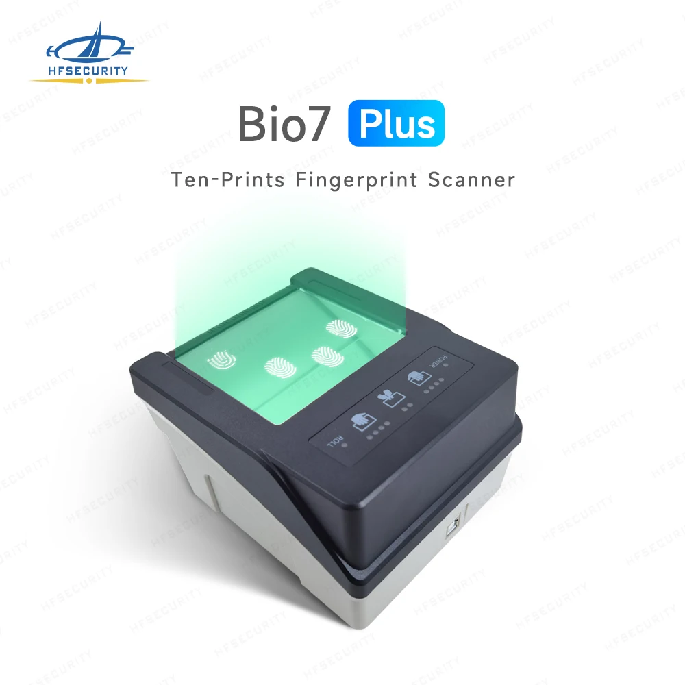 High Quality Bio7Plus Factory Price Biometric Enrollment Database SDK 4 4 2 Ten Live Scan Fingerprint Scanner