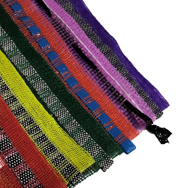 pp woven raffia leno mesh bags fruit vegetable sacks for packing potato and onion