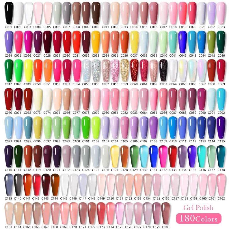 BORN PRETTY PRO Professional 15ml Color Glitter UV Nail Gel Polish Very Good Quality Odorless Semi Permanent Nails Gel Varnishes