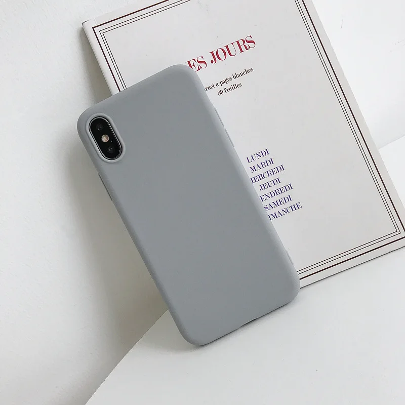  Высококачественный оригинальный однотонный чехол для телефона из ТПУ OEM и ODM iphone 11 задняя крышка iPhone pro Samsung
