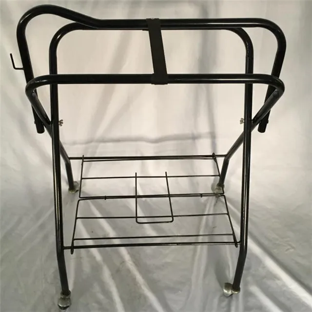 Folding flooring stand Saddle Rack western saddle horse equipment