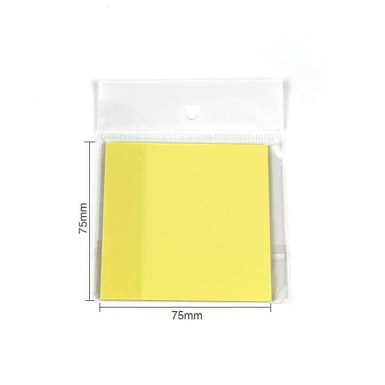 Fast delivery colorful transparent pet 50 sheet a pad translucent sticky notes