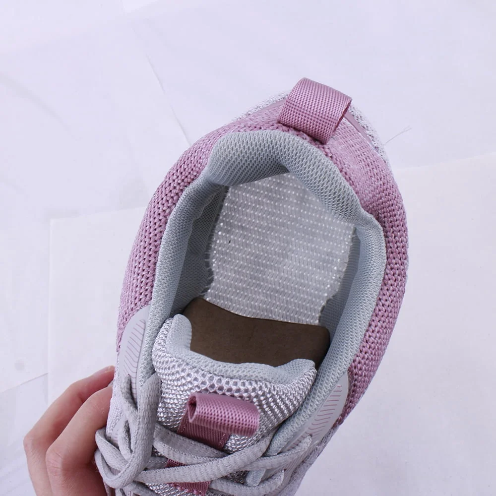Custom Logo Wholesale Finished Upper Shoes Fly Knit Breathable Lightweight Knitting Shoe Upper Sneaker Upper Shoe Upper