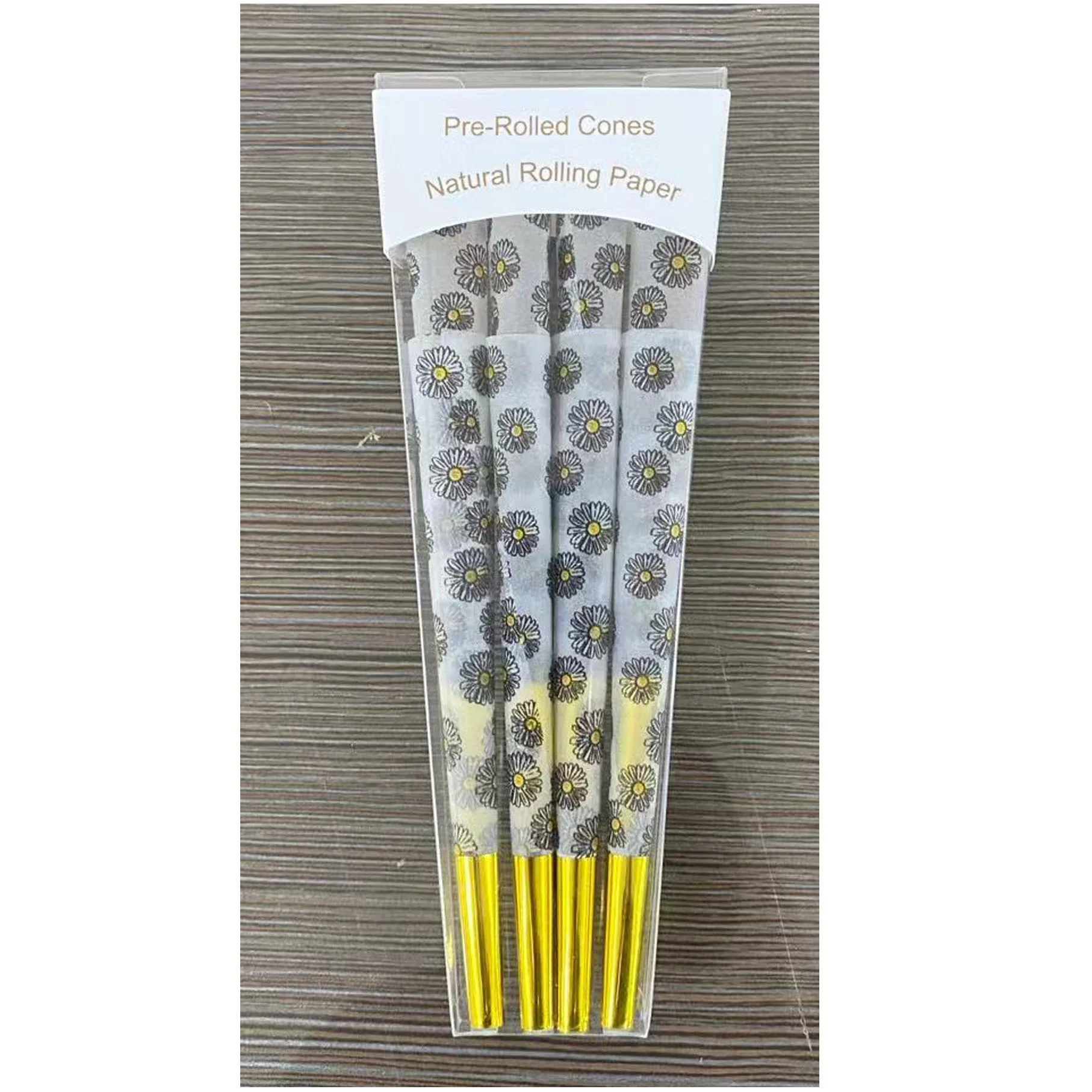 
daisy flower design king size 109x26mm roller cones making 