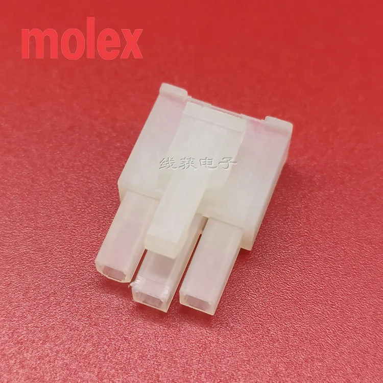 Mini-Fit Jr. Receptacle Housing, Single Row,3 Circuits,Natural,molex,39-01-4030,connector