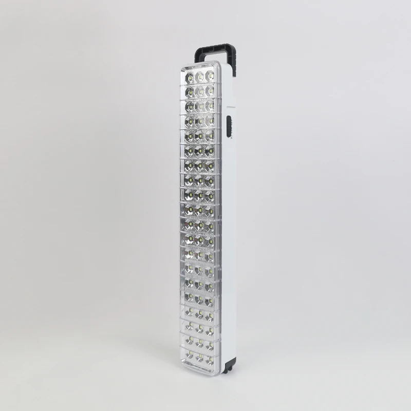 Двухскоростной Регулируемый высокояркий перезаряжаемый аварийный светодиодный фонарь 2100 мАч, 60 светодиодов