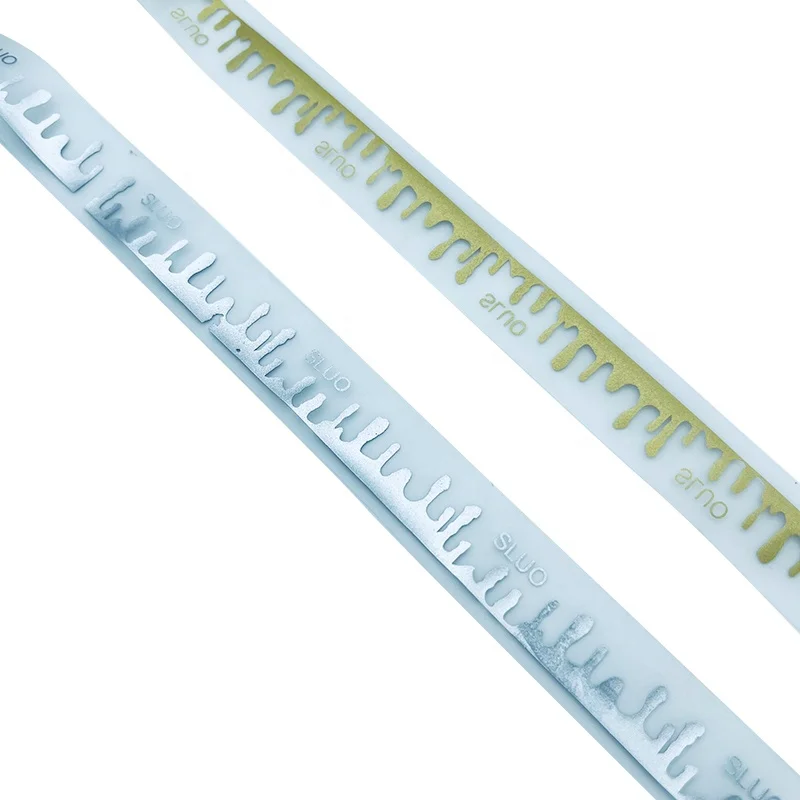 E-Magic Hot Sale Custom Logo 25mm Clear Silicone Ribbons Transparent TPU Mobilon Tape for Flower Decoration