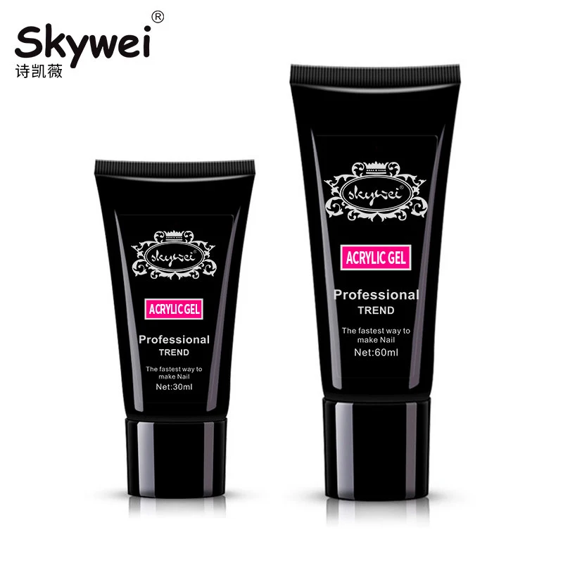 Skywei easy nails extension soak off  Private label nail product Building Gel Prolong Gel