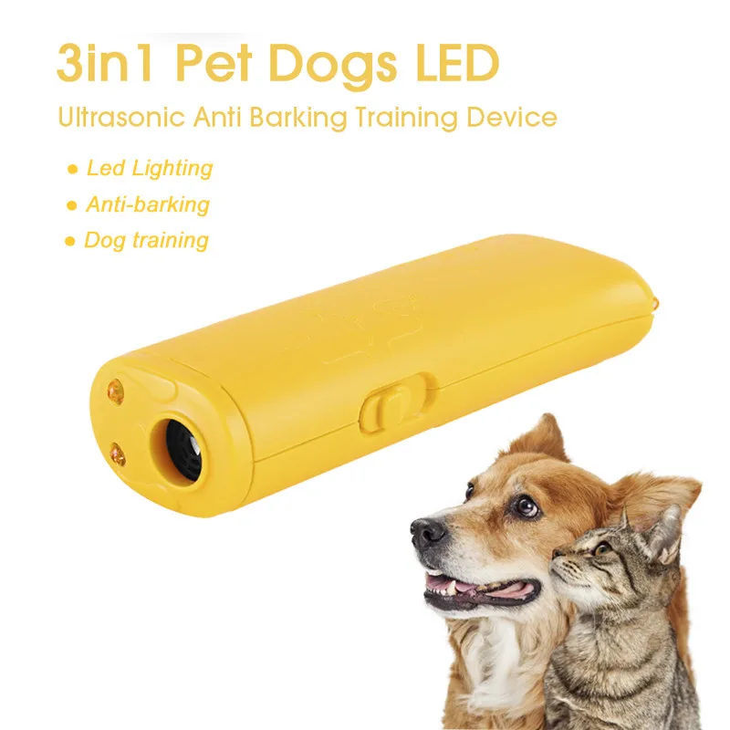 Electronic Ultrasonic Dog Cat Repellent Powerful Bodyguard Device