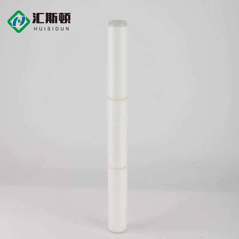 10 20 30 40 Inch 0.22 0.45 0.65 um Filter Absolute hydrophilic Pleated Cartridge Filters for Colloid Oil Filtration