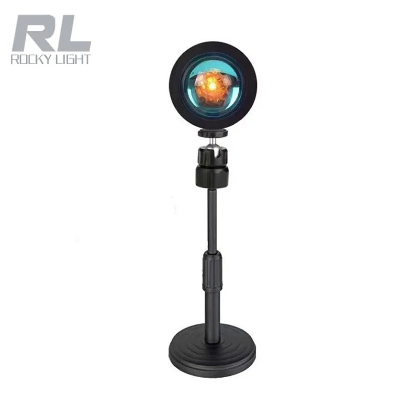 Rocky Light UFO remote control sunset rainbow projector household mini sunset projector