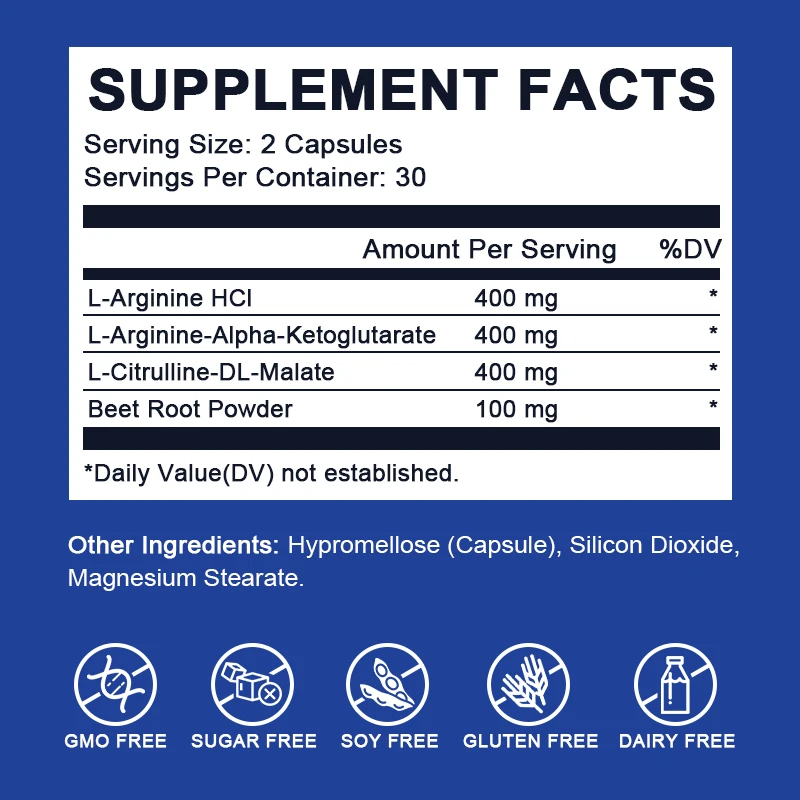 OEM L-arginine L-citrulline Complex Softgel Capsule Sport Supplement