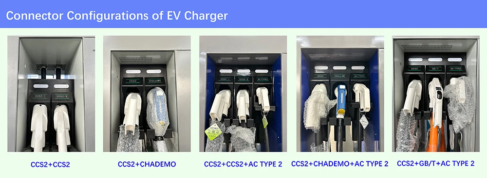 SCU CE certified 60kw to 360kw quick DC ev charger