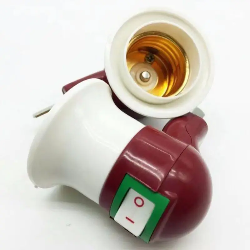 Night Light Led Bulb Socket Corn Lamp Holder Base E27 To Eu Au Us Uk Plug Adapter Converter With On Off Switch