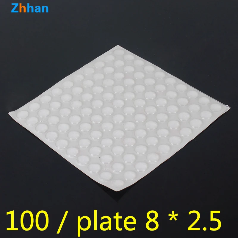 8x2,5 защитные прокладки для стекла, силиконовые резиновые самоклеящиеся точки с липким силиконовым ковриком для стола