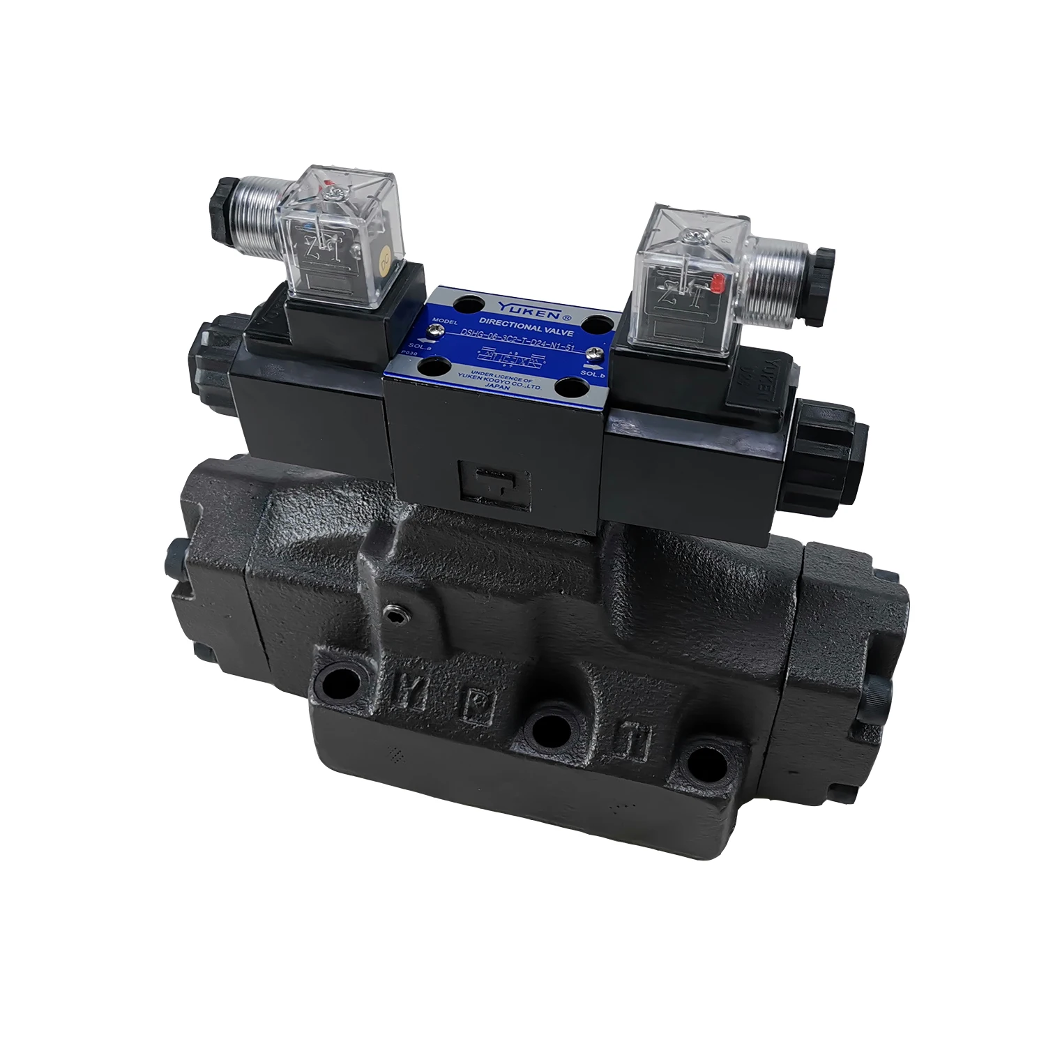 YUKEN DSG/DSHG hydraulic reversing solenoid valve DSHG-04-2B10-E-D24-N1-50 DSHG-04-3C2-D24-50 electro-hydraulic control valve