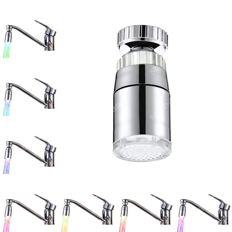Single Green Color LED bathroom fittings faucet