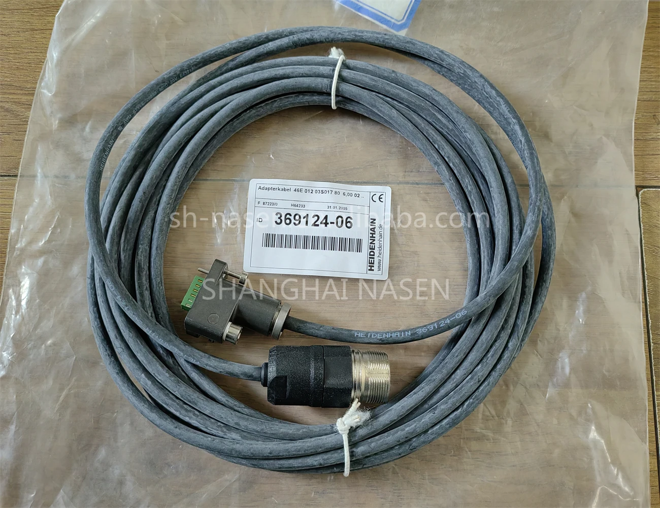 Encoder cable 369124-06 (6 meter 12 Pin Female Dsub and 17 pin male Round Head )
