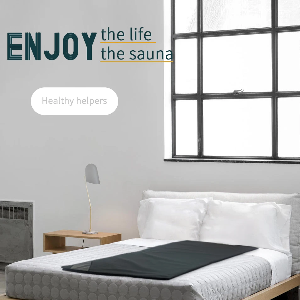 Low Emf Sauna Portable Zip Up Near Infrared Sauna Blanket For Weight Loss And Detox With Zipper