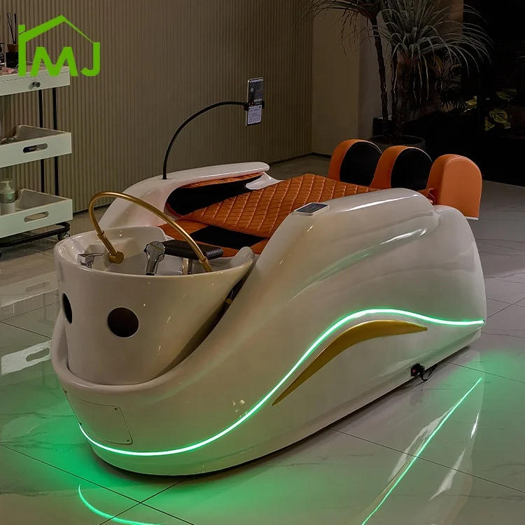 Modern Salon Full Body Electric Massage Hair Washing Bed Head Spa Shampoo Bed