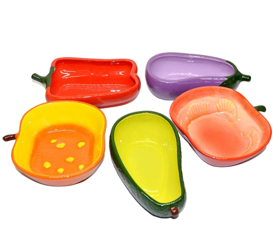 Creative pumpkin shaped  serving bowl cute mixing bowls  wholesale ceramic salad bowl