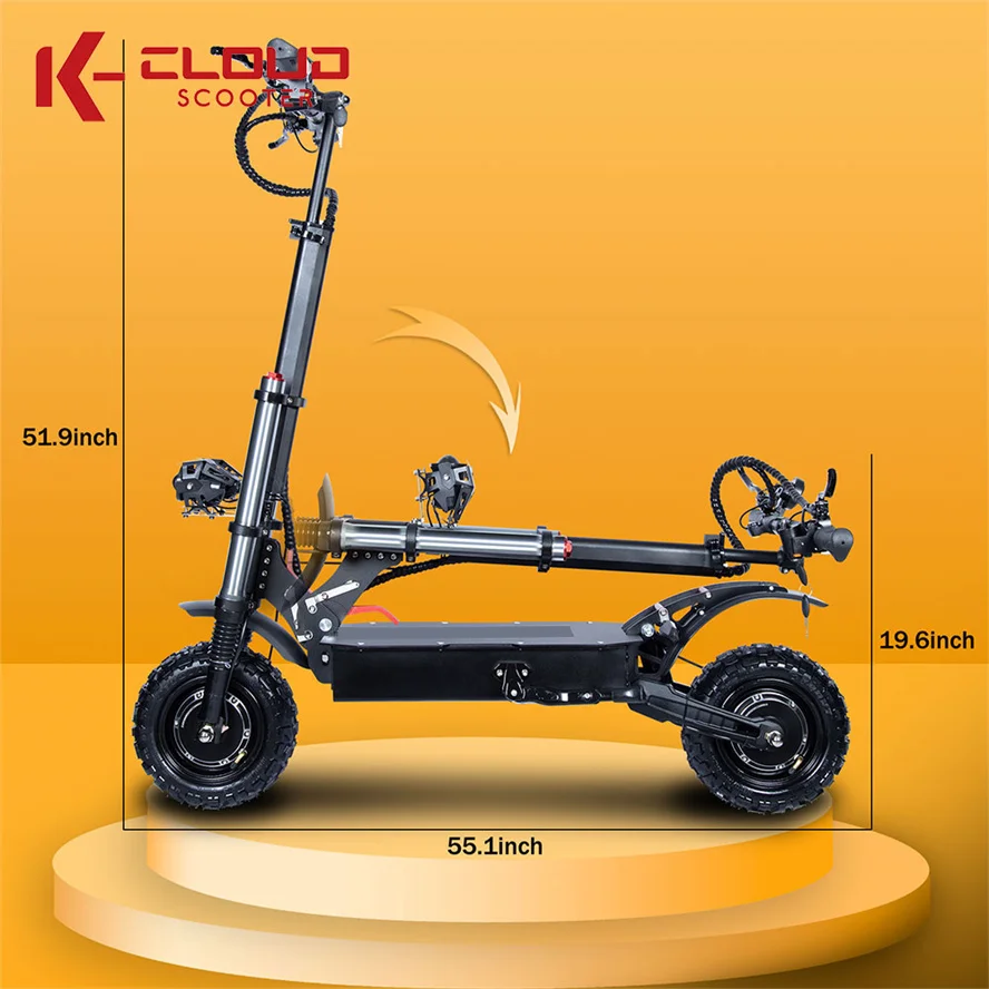 Spot Direct Sale EU US UK Warehouse 6000W 5600W Adult 11 Inch 2 Wheel 60V Electric Scooter High Powered Trottinette Electrique