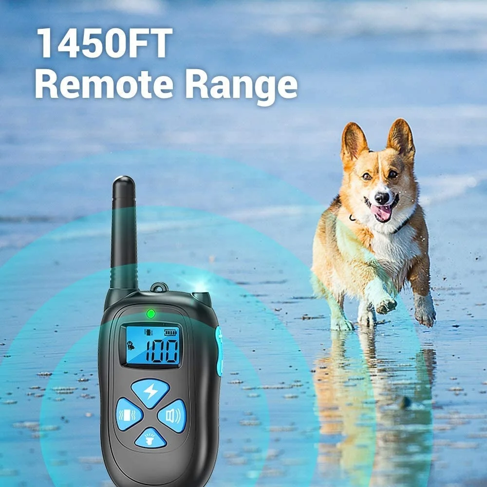 
2020 Amazon hot sale remote dog training collar no bark collar with 1500 ft range 