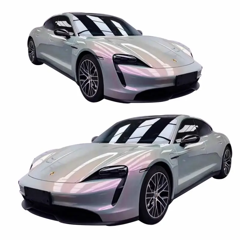 1.52 * 18m PVC dual color color discoloration car vinyl wrap color deviation sticker Movie film sticker