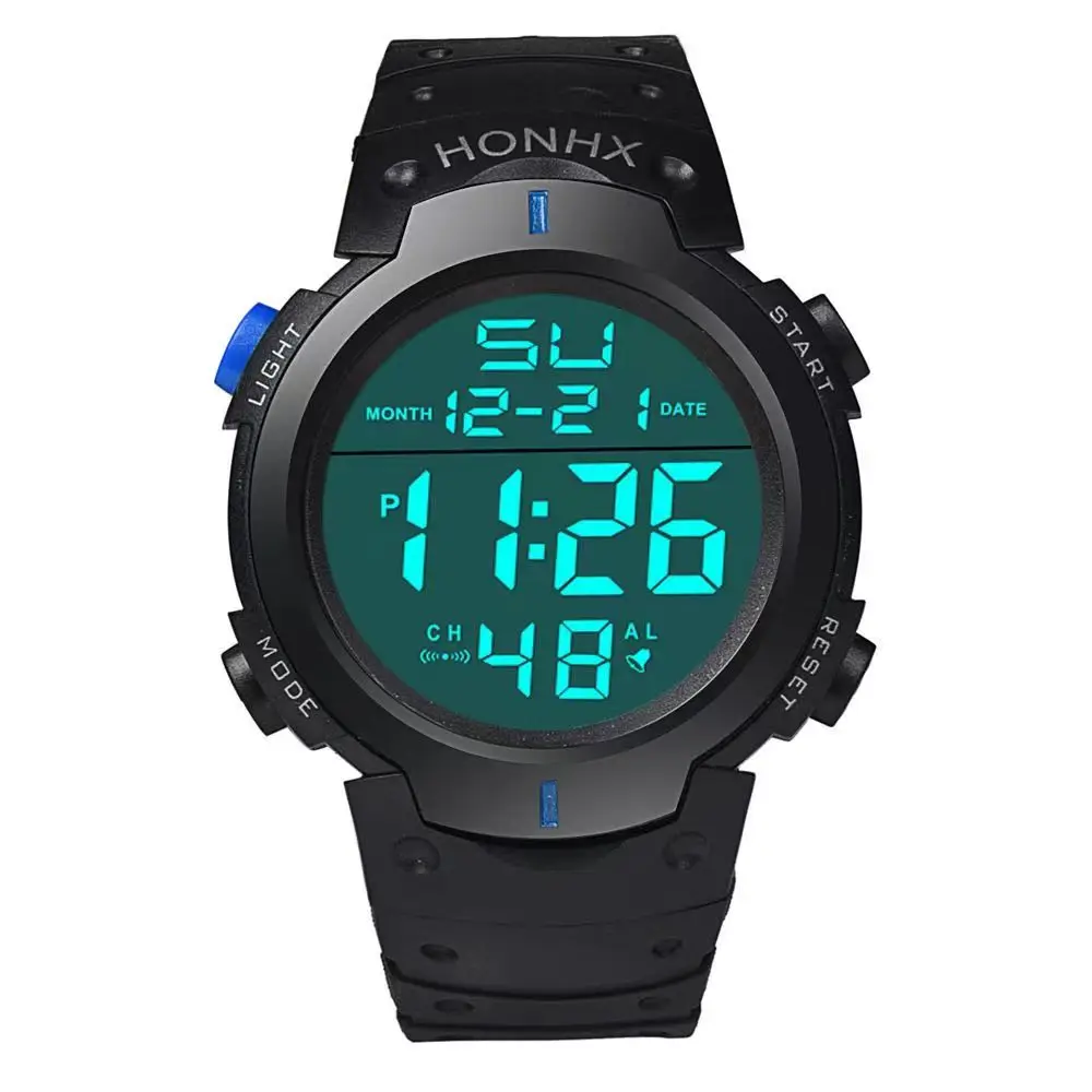 HONHX 9001 Custom OEM ODM Digital Watch Men Cheap Price Waterproof Sport
