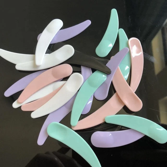 Пластиковые шпатели, ложка для лица, инструмент, достойная ложка для крема, ежемесячная зубная паста, маленькая ложка