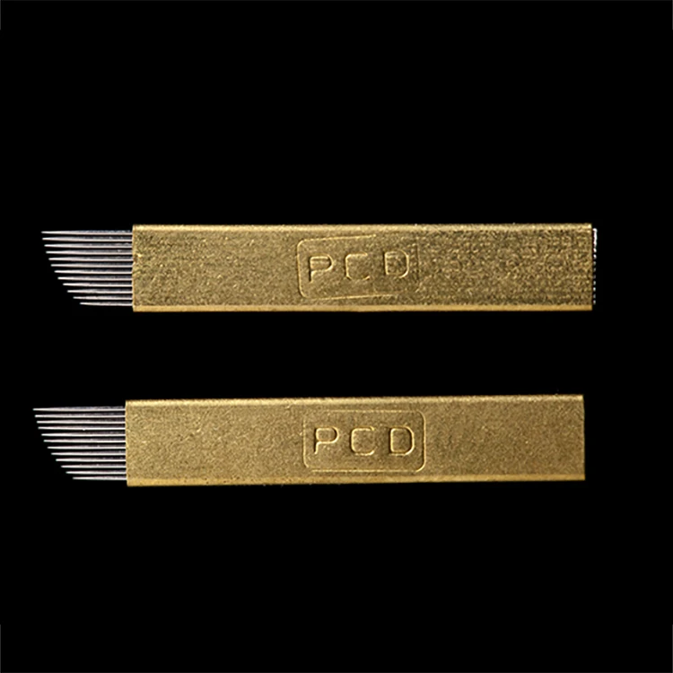 Wholesale Microblading Sharp Disposable PCD Microblading Needles U Blade Permanent Makeup