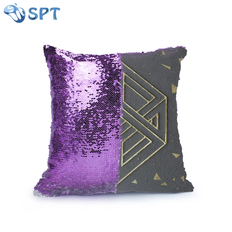 Лидер продаж сублимации новый блесток подушки Пледы Подушки Детские конструкции товары продукты Магия Реверсивный блесток