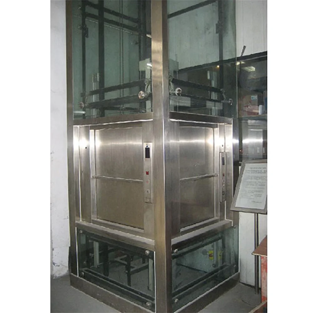 100KGS CheapFood Elevator Lift Dumbwaiter Kitchen Food Elevator Hotel Electric Dumbwaiter