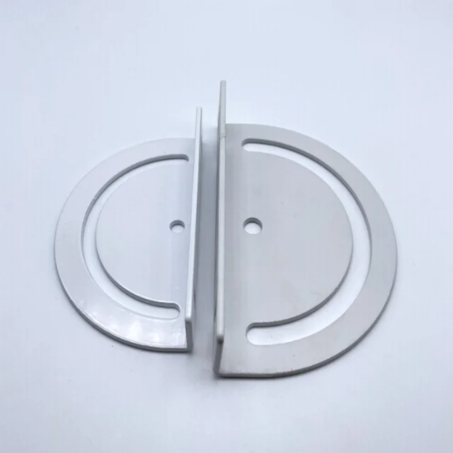 6063-T5 Aluminum 90 Degree Pivot Joining Plate for Aluminium Profile