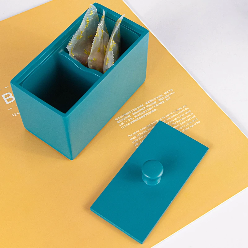 Factory custom resin hotel room tea box remote control pencil store hotel supplies