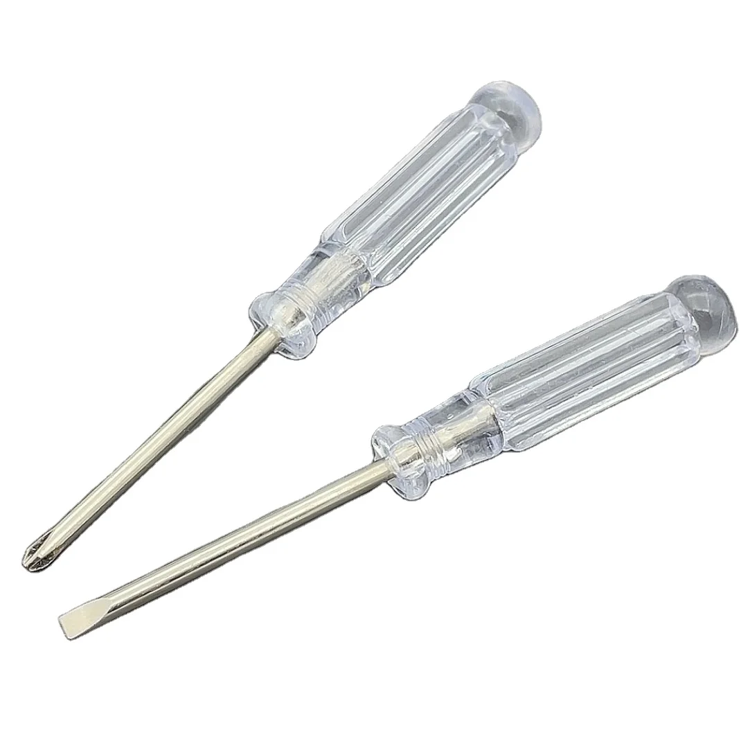 Оптовая продажа закаленная Магнитная 3 0 отвертка Philips с прозрачной ручкой мм дюймов Крестовая плоская