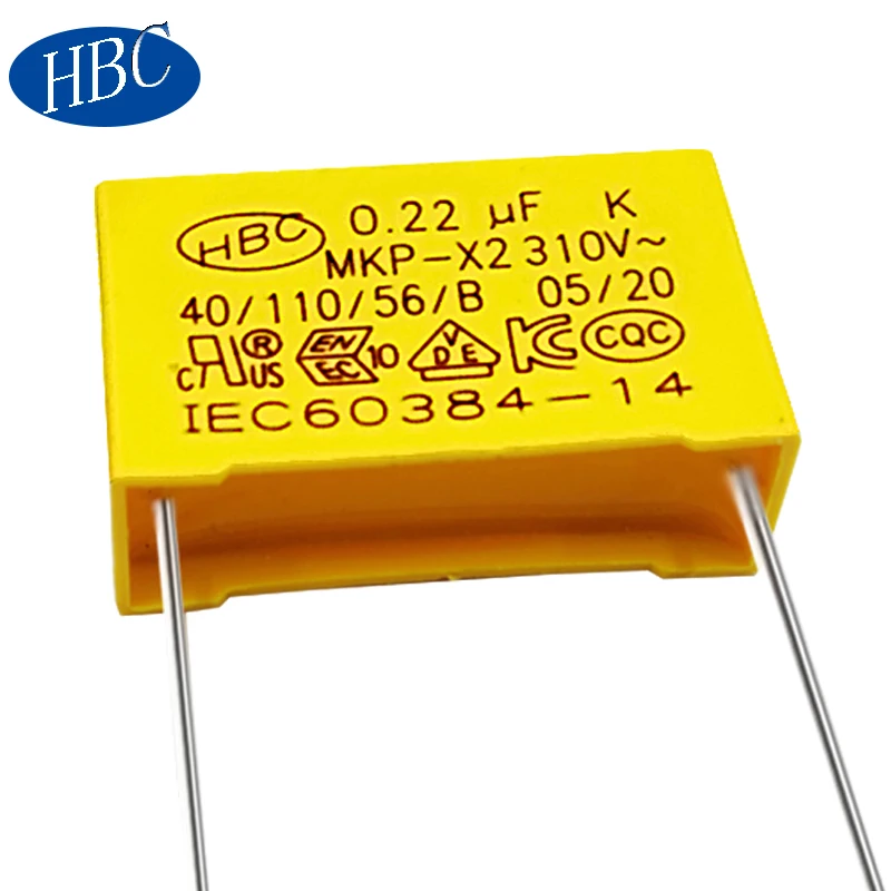 X2 224K275V / 310AC P15 металлизированная полипропиленовая пленка противоинтерференционный конденсатор цена умеренная 0,68 мкФ